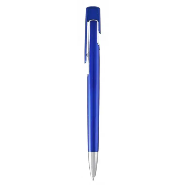 Ручка пластиковая матовая Серебристый Синий 3832-03