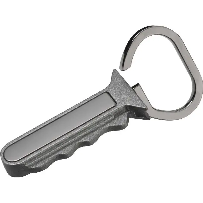 Брелок металевий у формі ключа Серый 4206-01