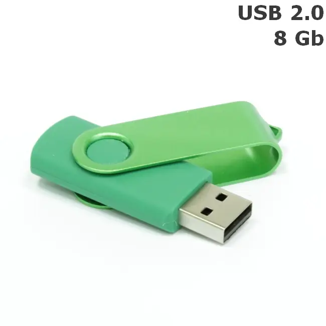 Флешка 'Twister' 8 Gb USB 2.0 Зеленый 3673-71