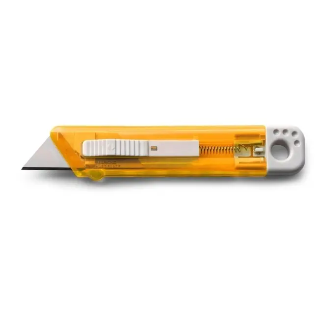 Нож канцелярский Прозрачный Белый Оранжевый 6706-04