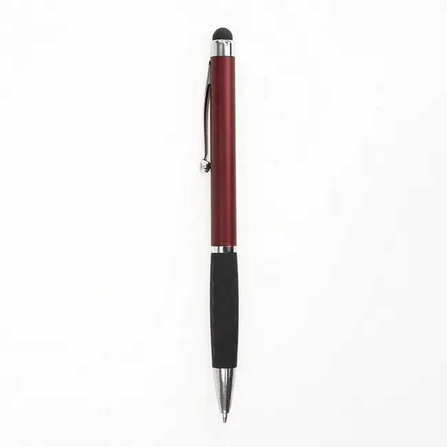 Ручка кулькова Серебристый Бордовый Черный 12170-02