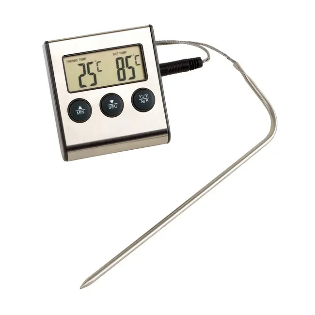 Термометр кухонный Черный Серебристый 2403-01