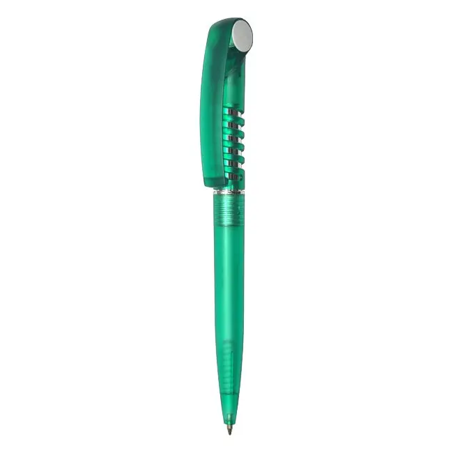 Ручка пластиковая Белый Зеленый 3887-01