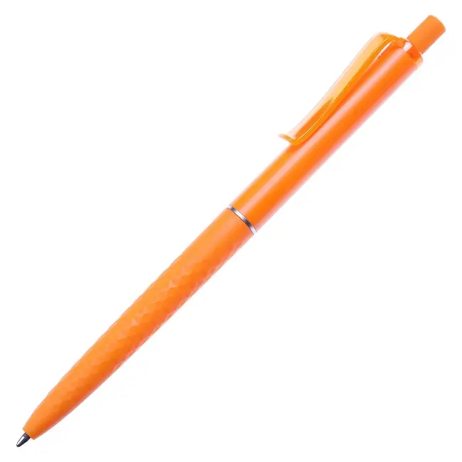 Ручка шариковая пластиковая матовая Оранжевый 8572-02