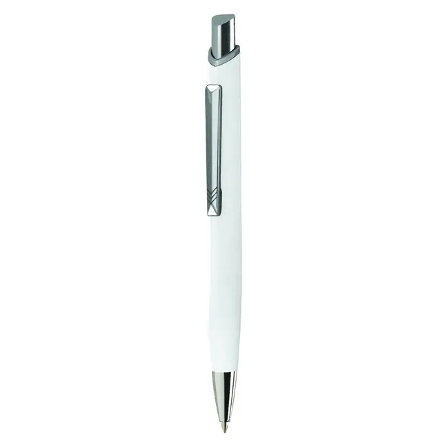 Ручка металлическая 'VIVA PENS' 'KOBI LUX' Серебристый Белый 8629-09
