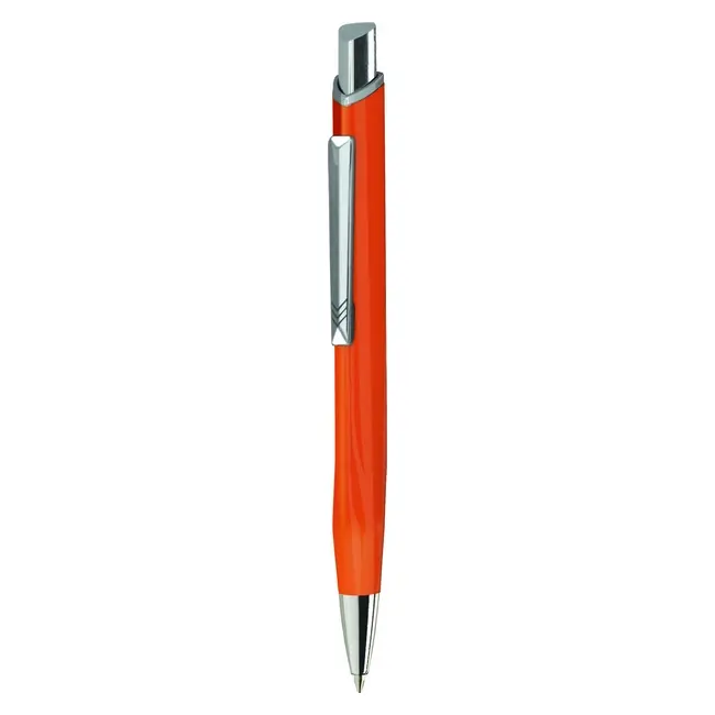 Ручка металлическая 'VIVA PENS' 'KOBI' Серебристый Оранжевый 8628-05