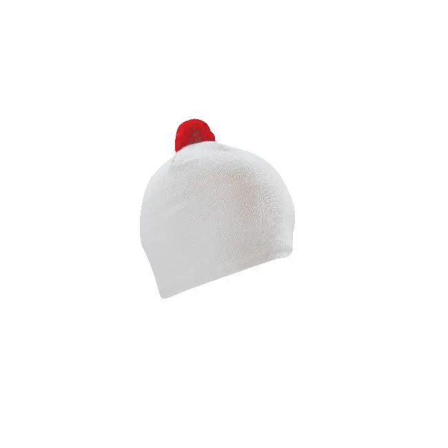 Шапка зимова шерсть-акрил з внутрішньою обробкою флисом Красный Белый 4202-04