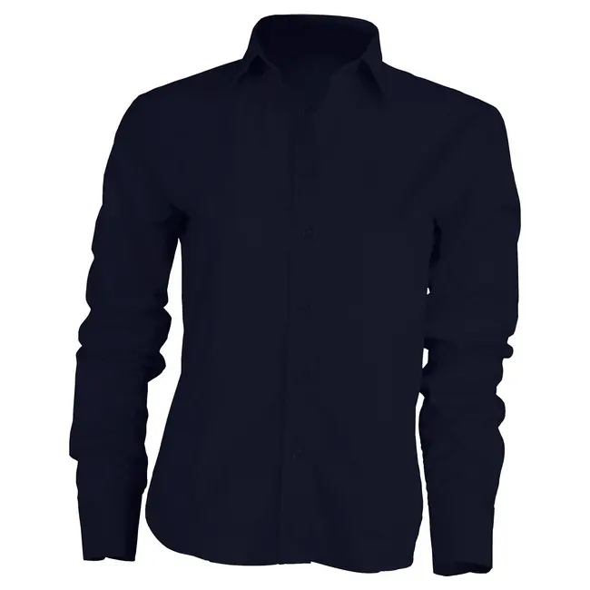 Рубашка 'JHK' 'CASUAL & BUSINESS SHIRT LADY' POPLIN NAVY Темно-синий 1618-02