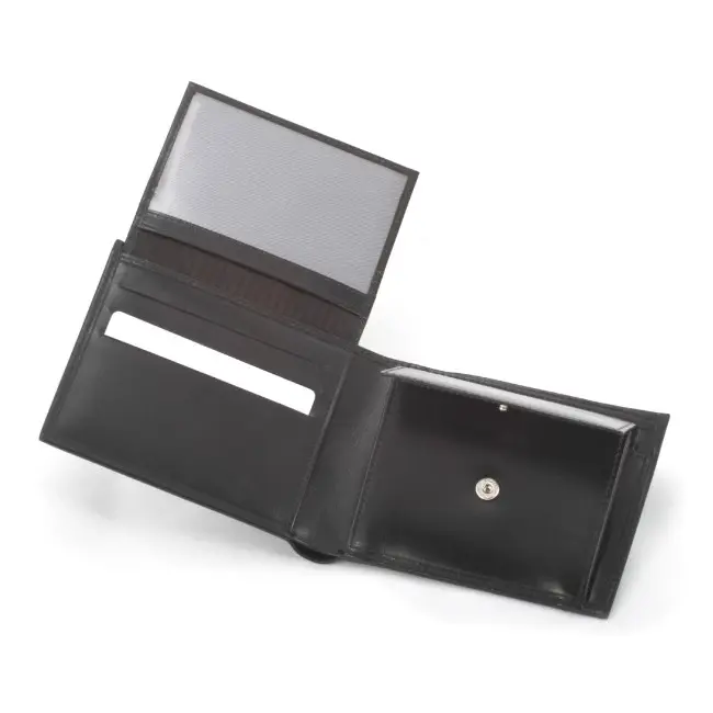 Бумажник кожанный Черный 6540-01