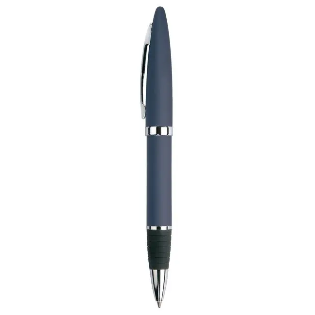 Ручка металева Серебристый Темно-синий 5628-01
