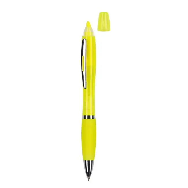 Ручка пластиковая Серебристый Желтый 5593-01