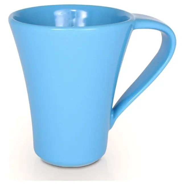 Чашка керамічна Flores 250 мл Голубой 1758-10