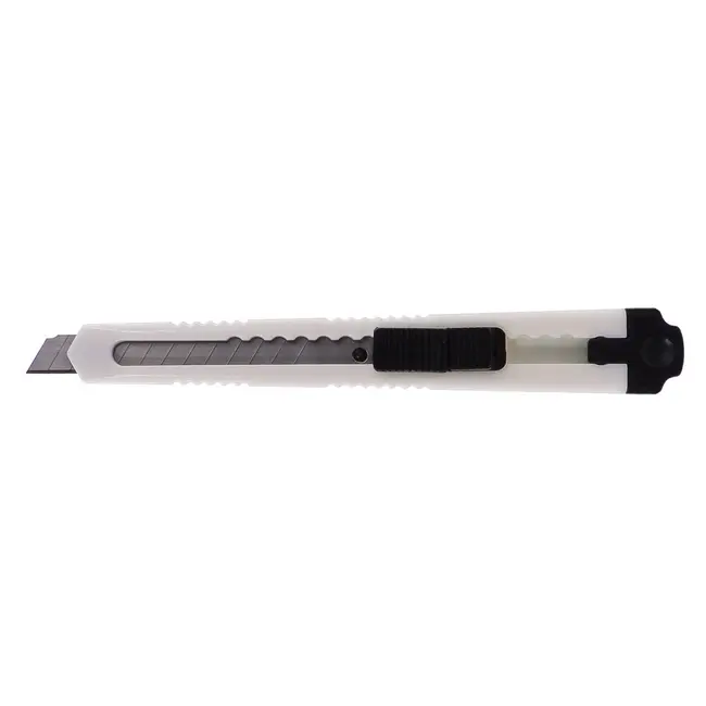 Нож канцелярский 9 мм Черный Серый 7688-01