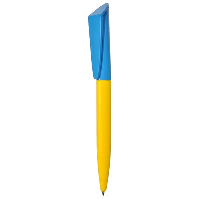 Ручка 'Uson' пластикова Желтый Голубой 3910-82