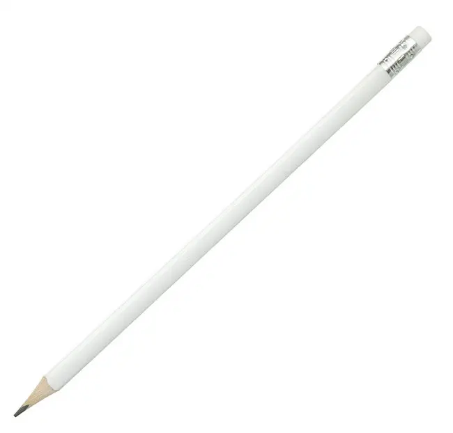 Олівець простий тригранний Белый Серебристый 1899-04