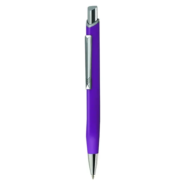 Ручка металлическая 'VIVA PENS' 'KOBI LUX' Серебристый Фиолетовый 8629-07