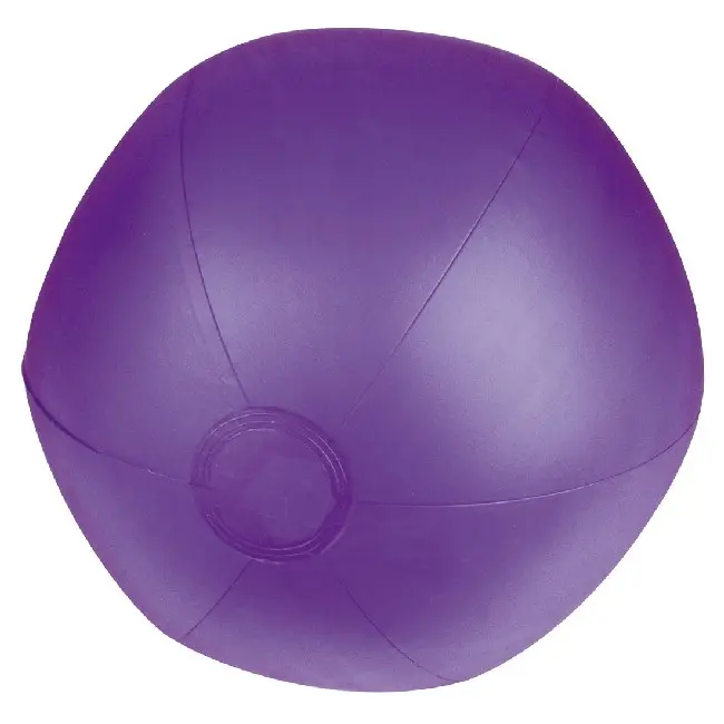 Небольшой пляжный мяч диаметр 28 см. Фиолетовый Прозрачный 4975-06