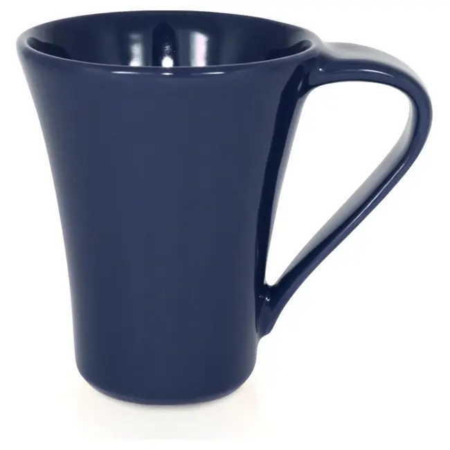 Чашка керамічна Flores 250 мл Темно-синий 1758-08