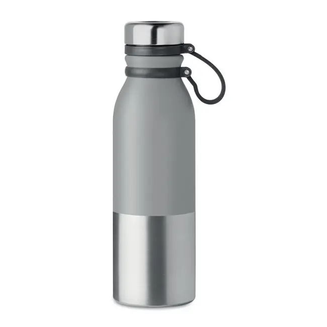Пляшка для води 'ICELAND' металева 600мл Черный Серебристый Серый 15226-03