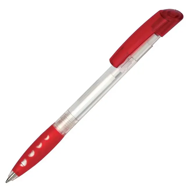 Ручка 'Ritter Pen' 'Bubble Transparent' пластиковая Серебристый Красный 1154-01