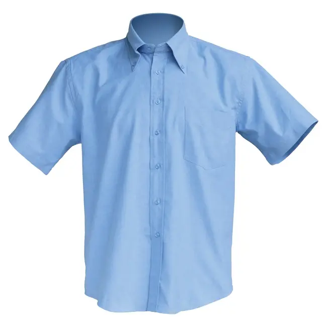 Рубашка 'JHK' 'CASUAL & BUSINESs SHIRT SS' OXFORD LIGHT BLUE Голубой 1614-01