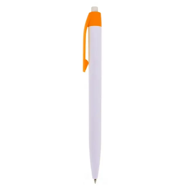 Ручка пластикова Оранжевый Белый 1887-06