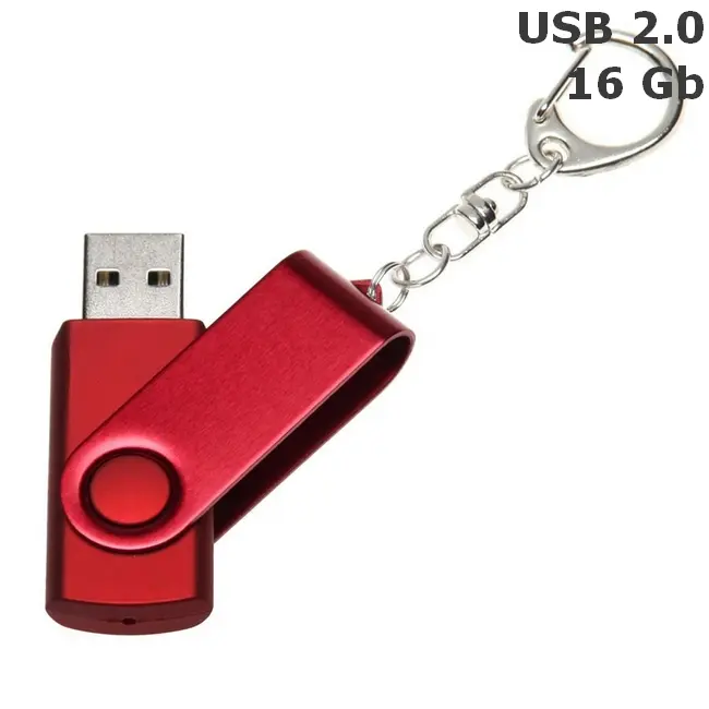 Флешка 16 Gb USB 2.0 Красный 3656-01