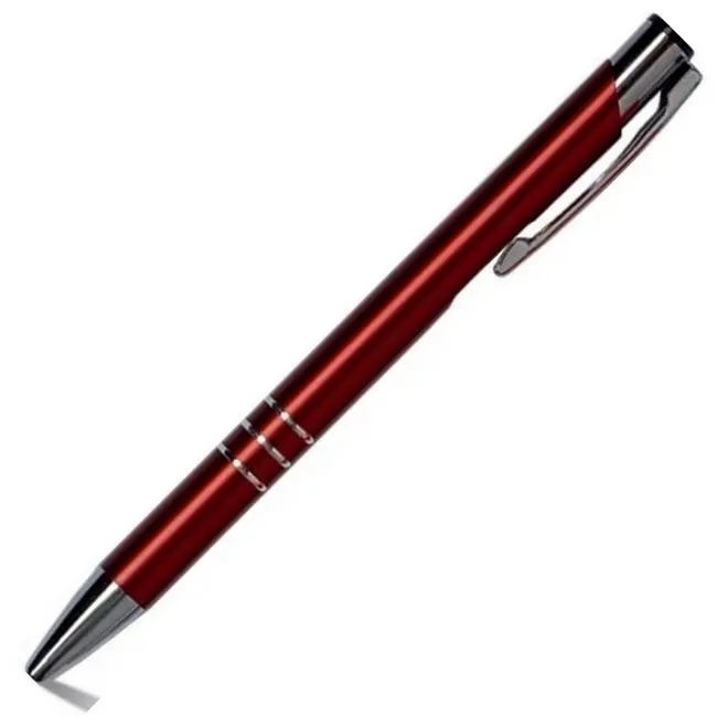 Ручка металлическая Серебристый Красный 6261-11