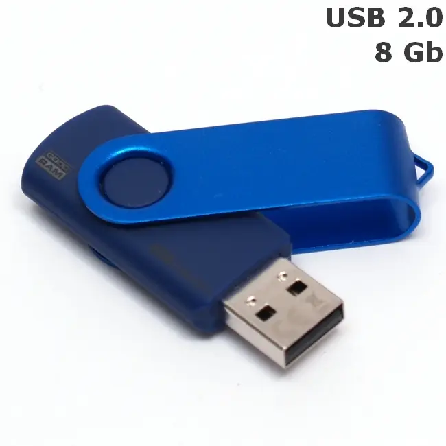 Флешка 'GoodRAM' 'Twister' под логотип 8 Gb USB 2.0 синяя Синий 4931-21