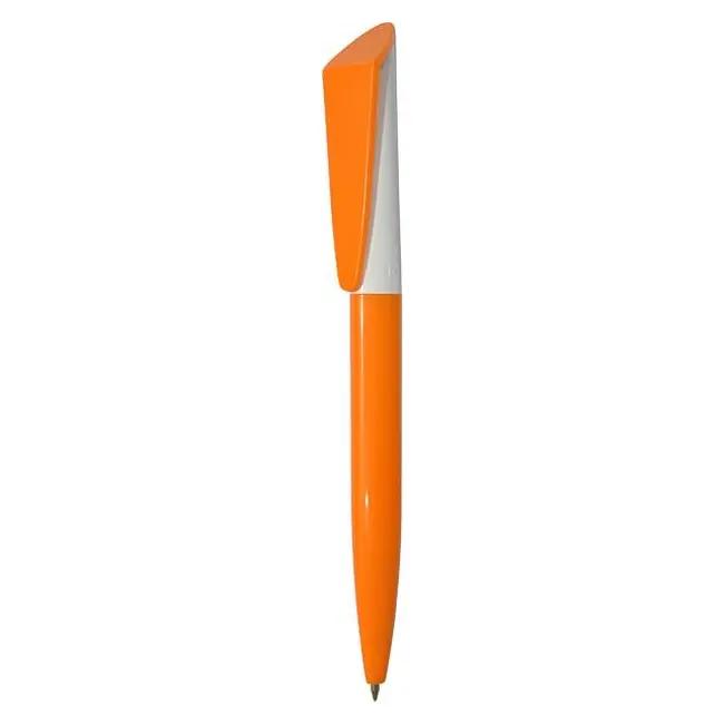 Ручка Uson пластикова Белый Оранжевый 3910-114