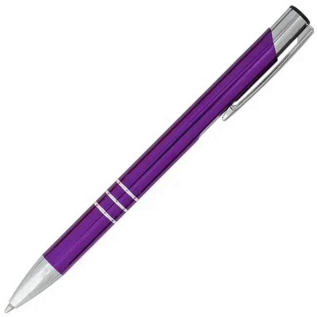 Ручка металлическая Серебристый Фиолетовый 6261-08