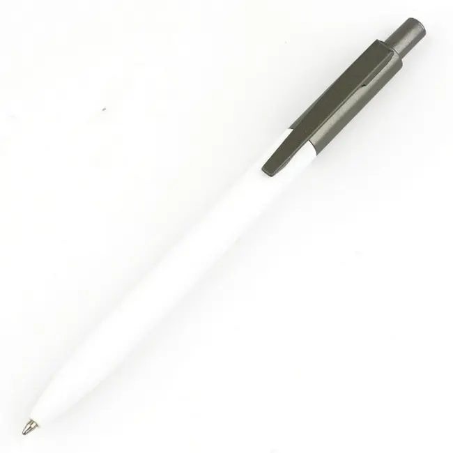 Ручка металлическая soft touch 'LORA' Серый Белый 15301-01