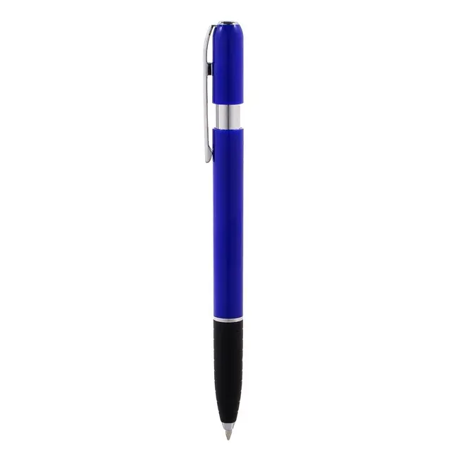 Ручка пластикова Серебристый Черный Синий 1877-01