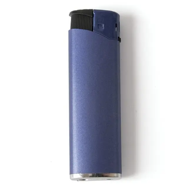 Запальничка з ліхтариком пластикова Черный Синий 7167-01