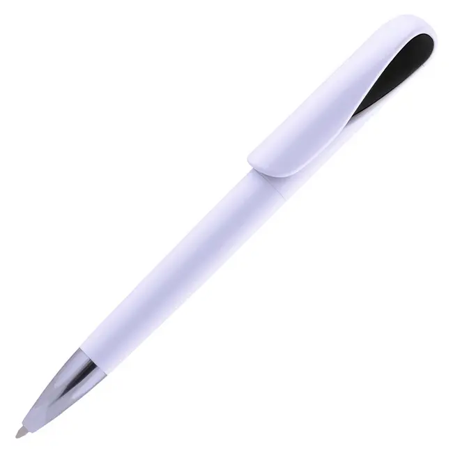 Ручка пластиковая Черный Белый Серебристый 10052-06