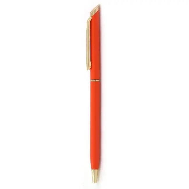 Ручка металева з поворотним механізмом Оранжевый Золотистый 4238-05