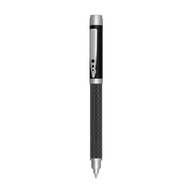 Ручка металлическая под карбон Черный Серебристый 3084-01