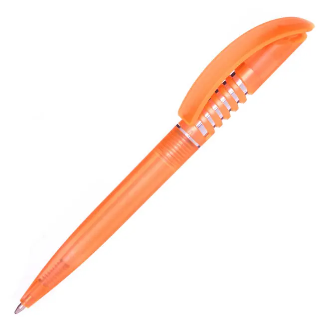 Ручка из полупрозрачного матового пластика Оранжевый 4962-05