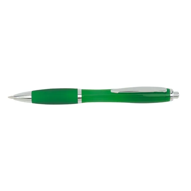 Ручка пластиковая Серебристый Зеленый 2787-04
