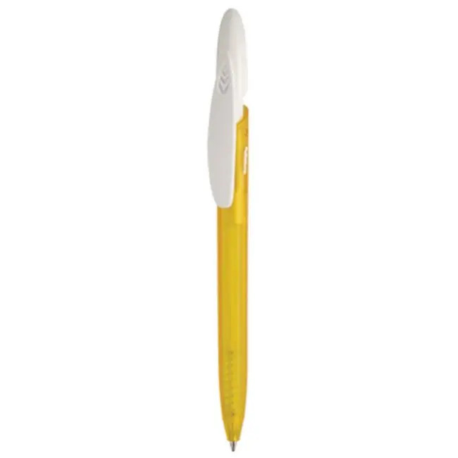 Ручка пластикова Белый Желтый 5651-01