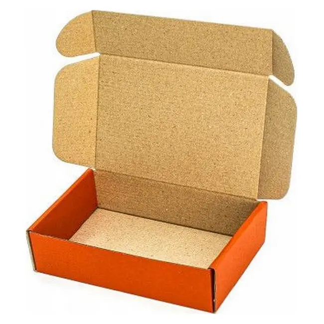 Коробка картонная Самосборная 175х115х45 мм оранжевая