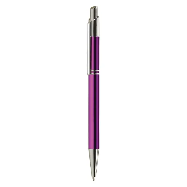 Ручка металлическая Серебристый Фиолетовый 5671-11