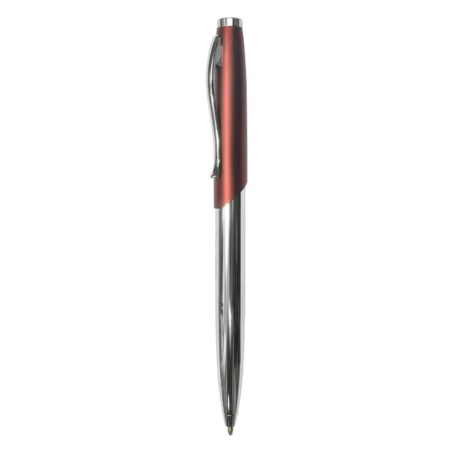 Ручка металлическая Серебристый Красный 3915-02