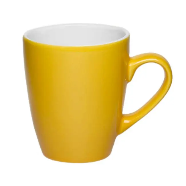 Чашка керамічна Желтый Белый 1188-03