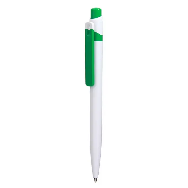 Ручка пластикова Белый Зеленый 8524-02