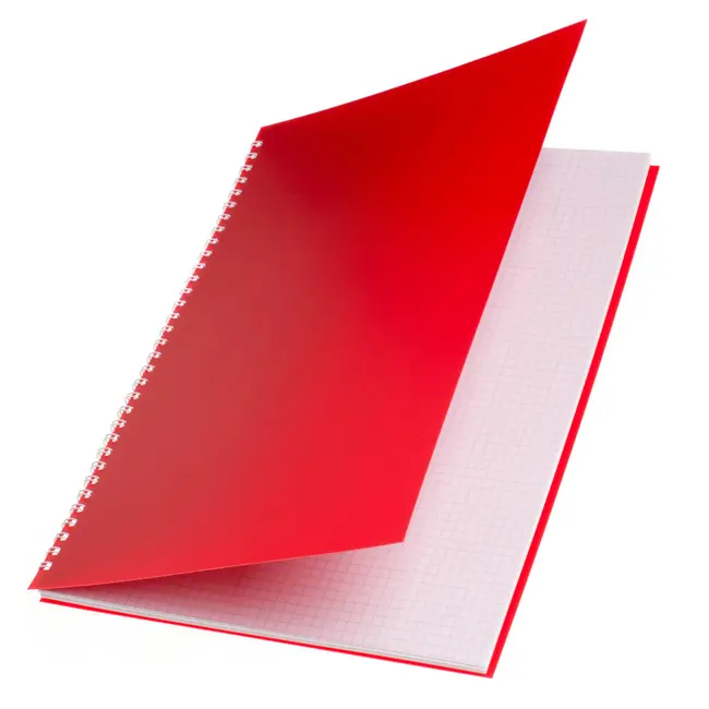 Блокнот А4 з пластиковою обкладинкою червоний 50 арк Красный 10105-03