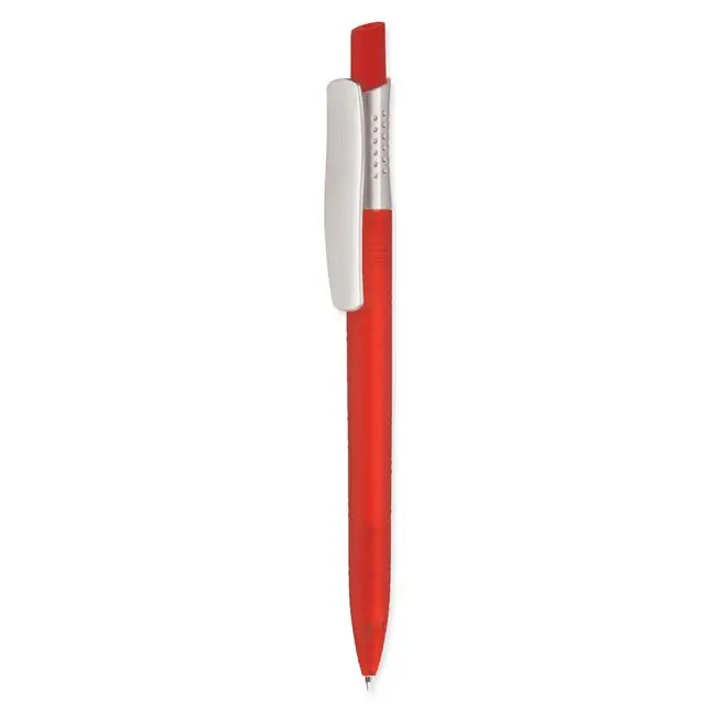 Ручка пластиковая Серебристый Красный 5669-03