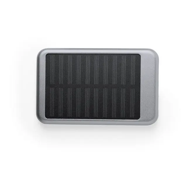 Повербанк PowerBank із сонячною батареєю 4000 mAh Серебристый 14883-04