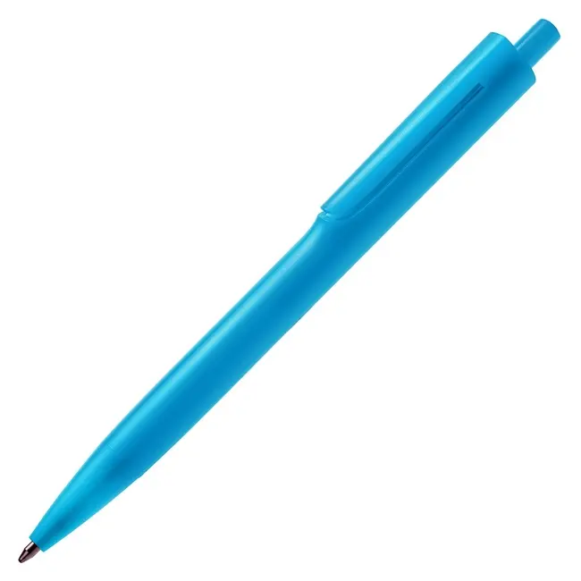 Ручка шариковая пластиковая матовая Голубой 8573-08