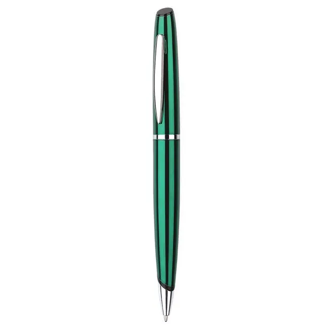 Ручка металева Серебристый Зеленый Черный 5677-02